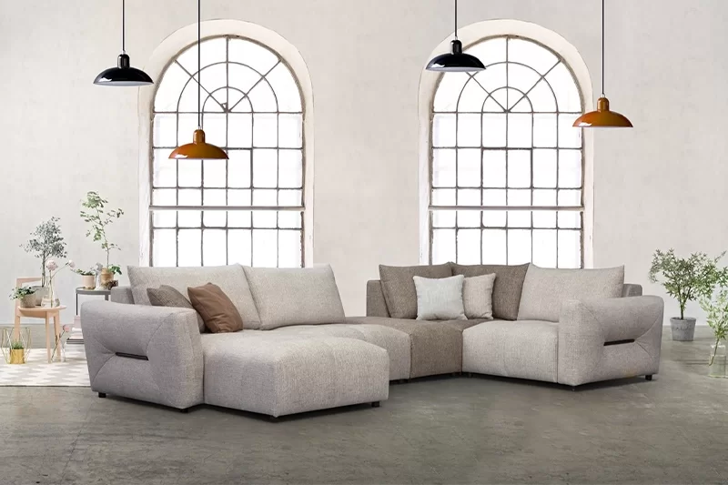 Canap&eacute; modulable Amber Poldem lounge cocooning