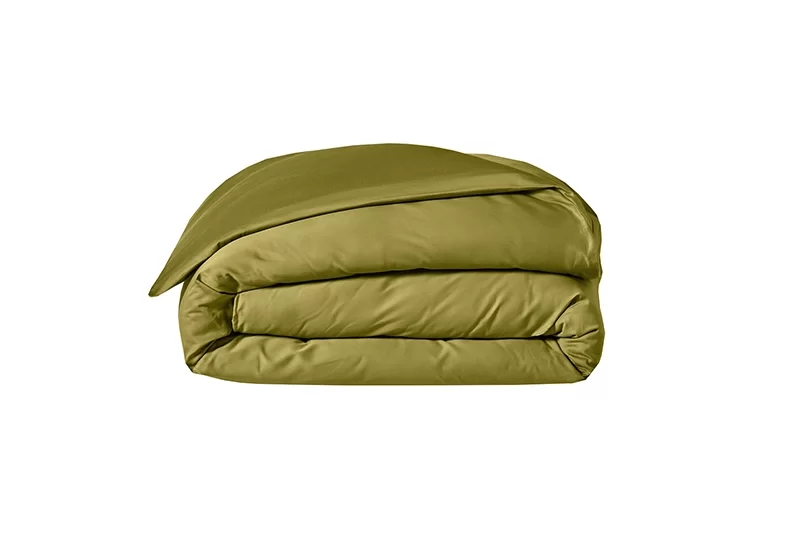 Housse de couette en Satin de coton - Blanc des Vosges