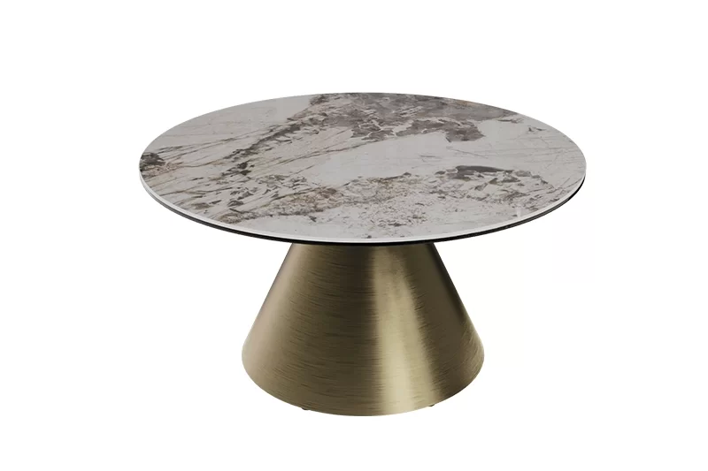 Table basse Faro ronde c&eacute;ramique Akante