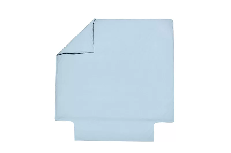 Linge de lit uni en coton Blanc des Vosges
