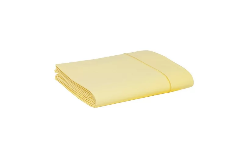 Linge de lit uni en coton Blanc des Vosges