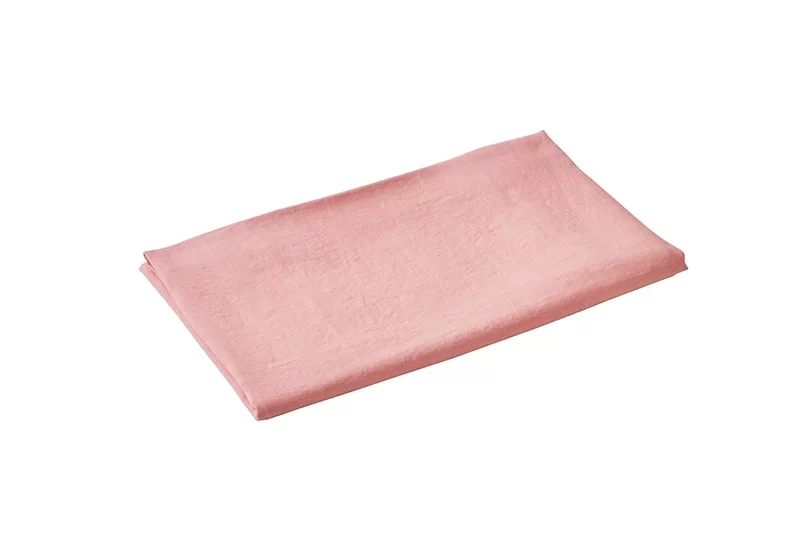 Drap plat Louxor 100% lin uni lav&eacute; Blanc des Vosges
